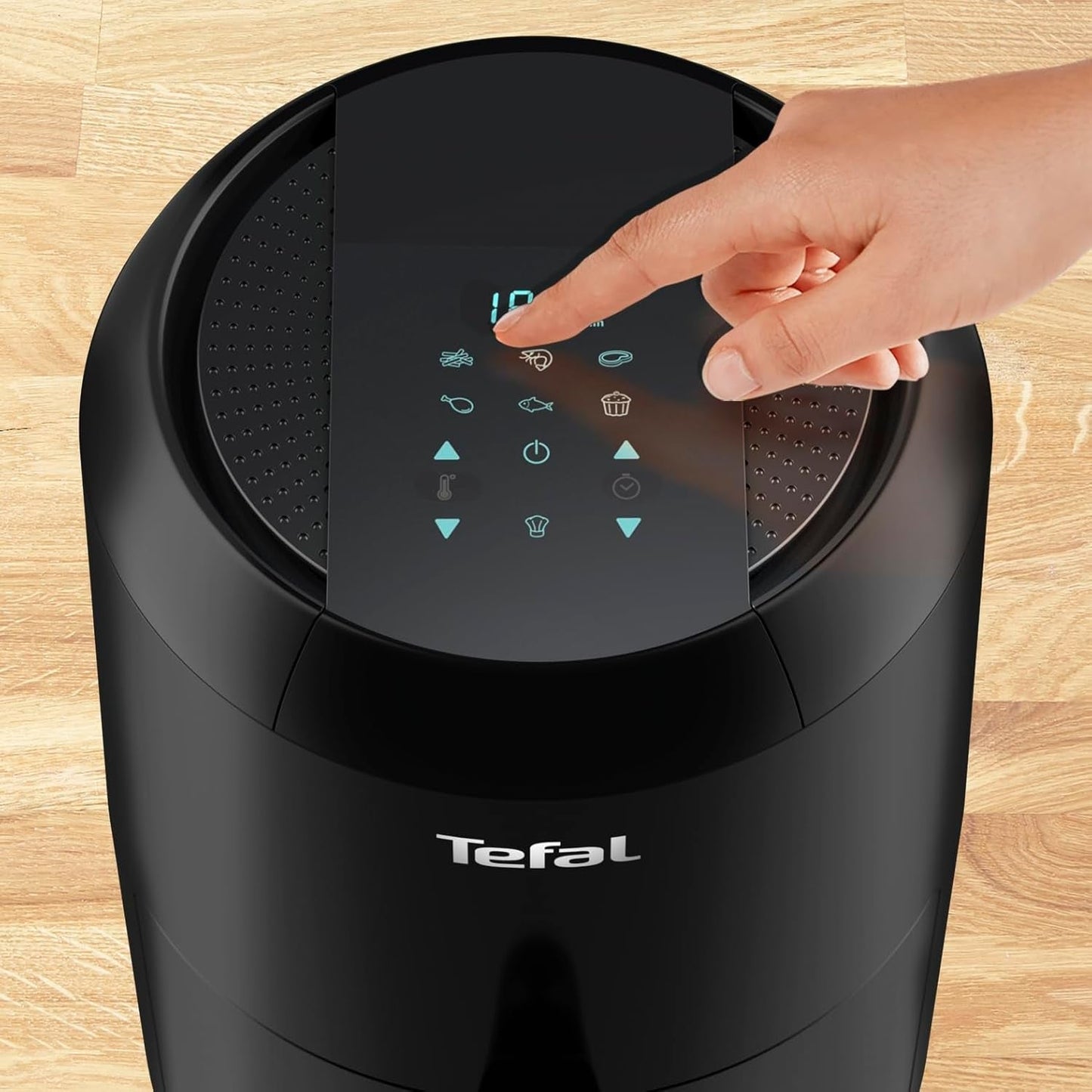 Tefal EY3018 Easy Fry Kompakte Heißluftfritteuse, 1,6 l, 6 Kochprogramme Haushaltsgeräte Naty Shop