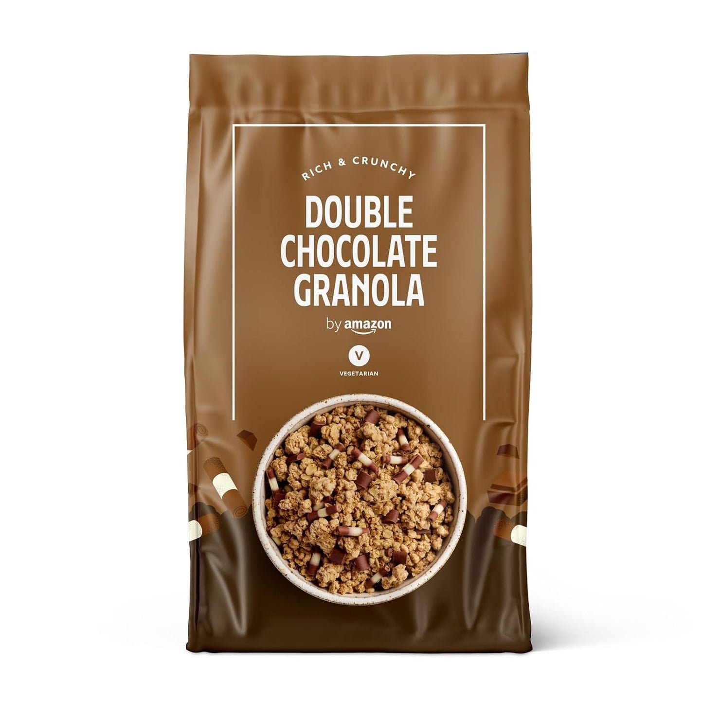 Knuspriges Müsli mit Schokolade von Amazon, 500g