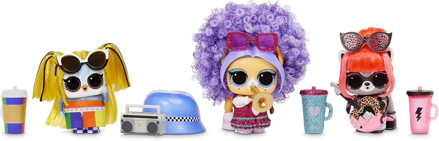 LOL Überraschung! 567080E7C Remix Pets – Sammlerstück – 9 Überraschungen mit Naturhaar, Accessoires und Überraschungstexten