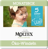 Pure & Nature Bio-Windeln, Größe 6 XL (17–28 kg), Monatsbox mit 84 Bio-Windeln