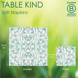Talking Tables Table Kind Einwegservietten, weiche Papierservietten, grüne Blätter, für Hochzeit oder den täglichen Gebrauch, umweltfreundlich, kompostierbar, recycelbar, hergestellt in EU 2