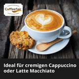 Coffeefair Cafe Creme Kaffeebohnen in Barista-Qualität – 1 kg für Kaffeevollautomaten, Mischbohne für Kaffee oder Espresso verwendbar, schonende Trommelröstung