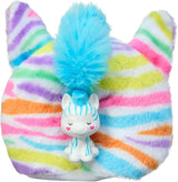 Barbie Cutie Reveal-Puppe und Zubehör, Regenbogen-Zebra-Plüsch-Outfit und 10 farbwechselnde Überraschungen, Color Dream-Reihe, HRK39
