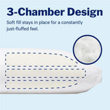 Casper Sleep Essential Kissen zum Schlafen, Kingsize, Weiß Naty Shop Standardkissen