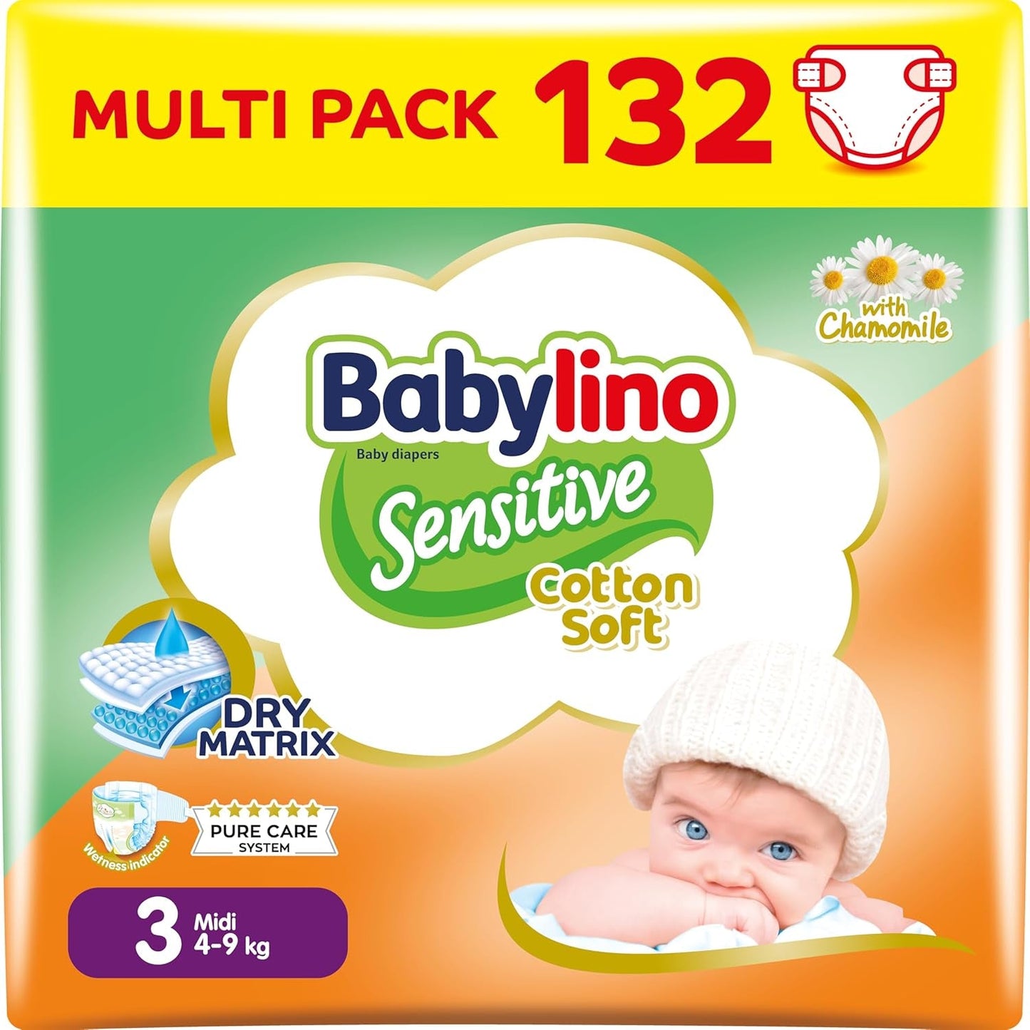 Sensitive Babywindeln, Größe 1, Neugeborene (2-5 kg), 26 Stück