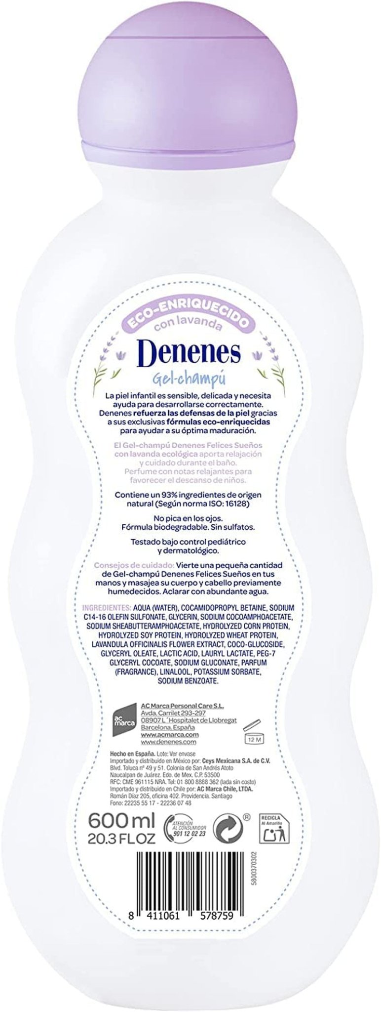 Felices Sueños Gel & Shampoo 500 ml Kinder – Bade- und Hautpflege Naty Shop