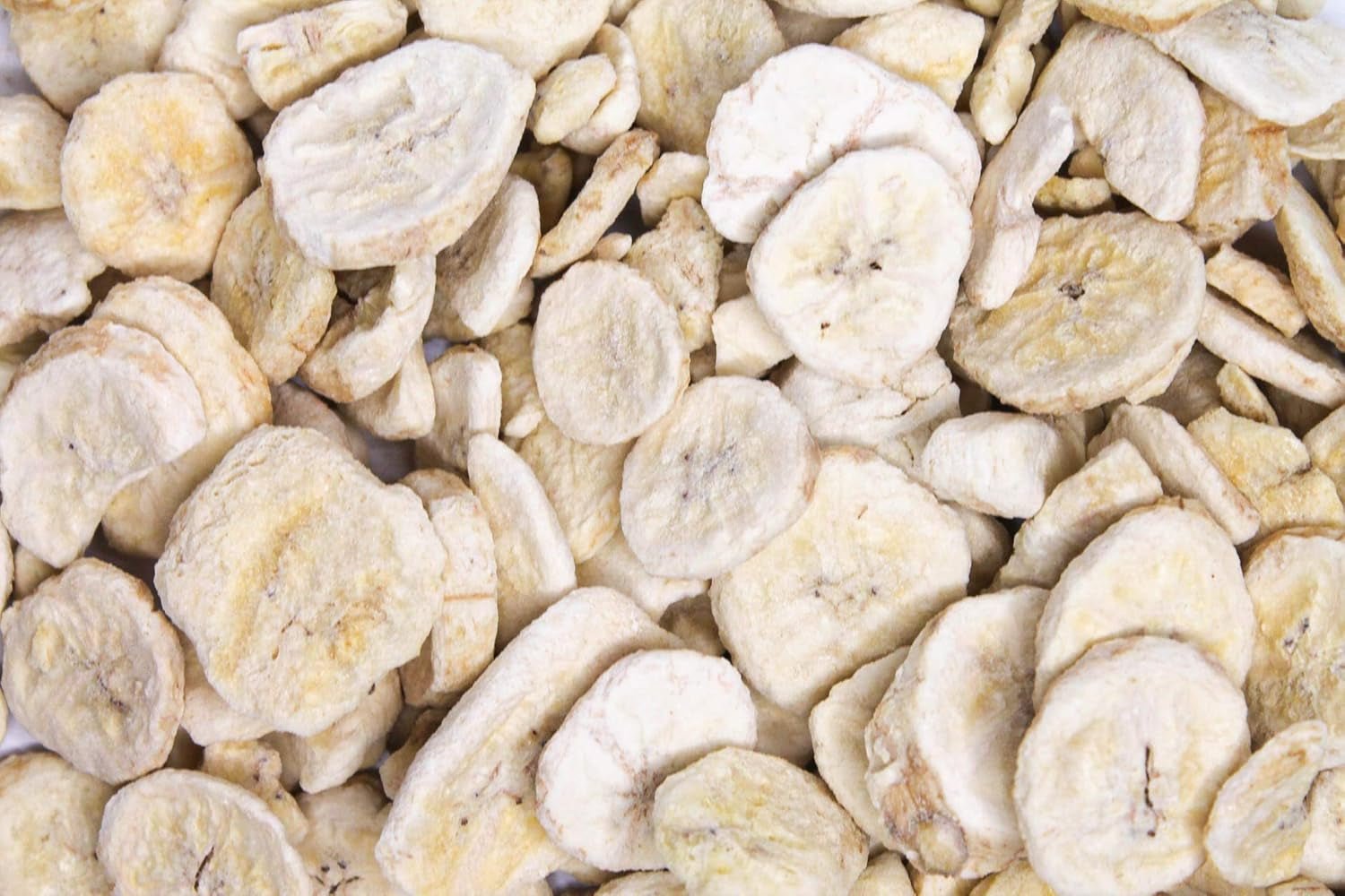 Gefriergetrocknete Bananenscheiben 100g - gefriergetrocknete Bananenchips - gefriergetrocknete Trockenfrüchte - getrocknete Bananenscheiben für Dekoration, Snacks, Smoothies und Desserts Dehydrierte Produkte Naty Shop