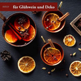 Trockenfruchtscheiben – Orangenscheiben für Cocktails und kalten Tee, Tee, Glühwein oder Fruchtsaft und Punsch für Kinder. Dehydrierte Produkte Naty Shop