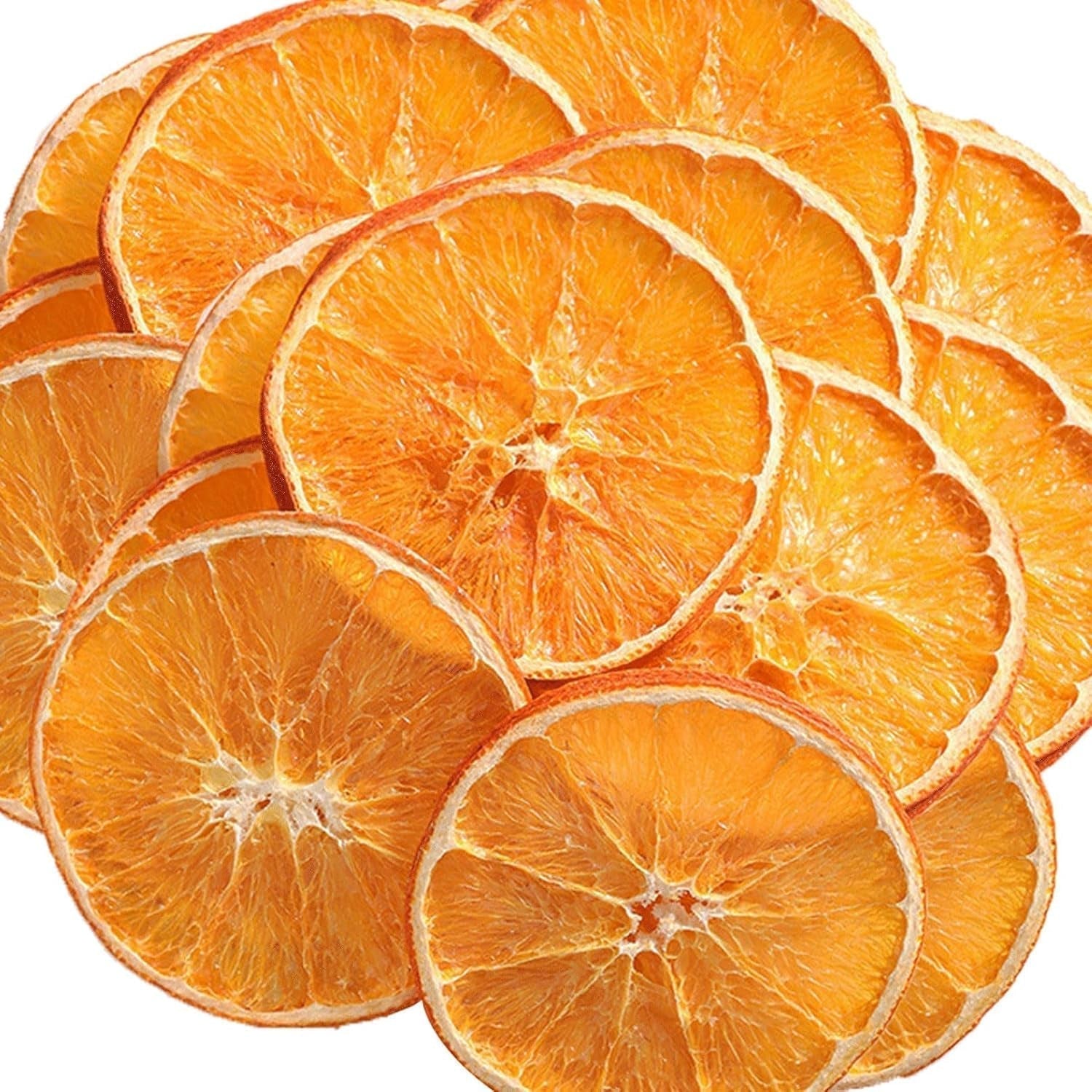 Getrocknete Orangenscheiben, 250g Natürliche Orangenscheiben Getrocknete Dekorationen, getrocknete Orangenscheiben für Weihnachtsdekorationen, Adventskranz, Seife, Obstscheiben Getrocknete Produkte Naty Shop 250 Gramm