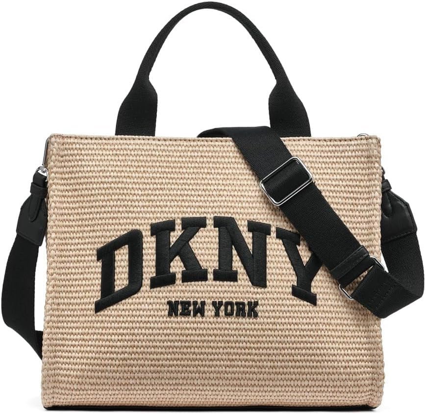 Damen DKNY Hadlee Md Tragetaschen Damen Naty Shop Natur/Schwarz