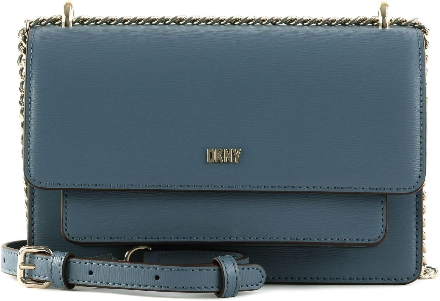 DKNY Clutch Umhängetasche für Damen, Küstenblau Damentaschen Naty Shop Standardtitel
