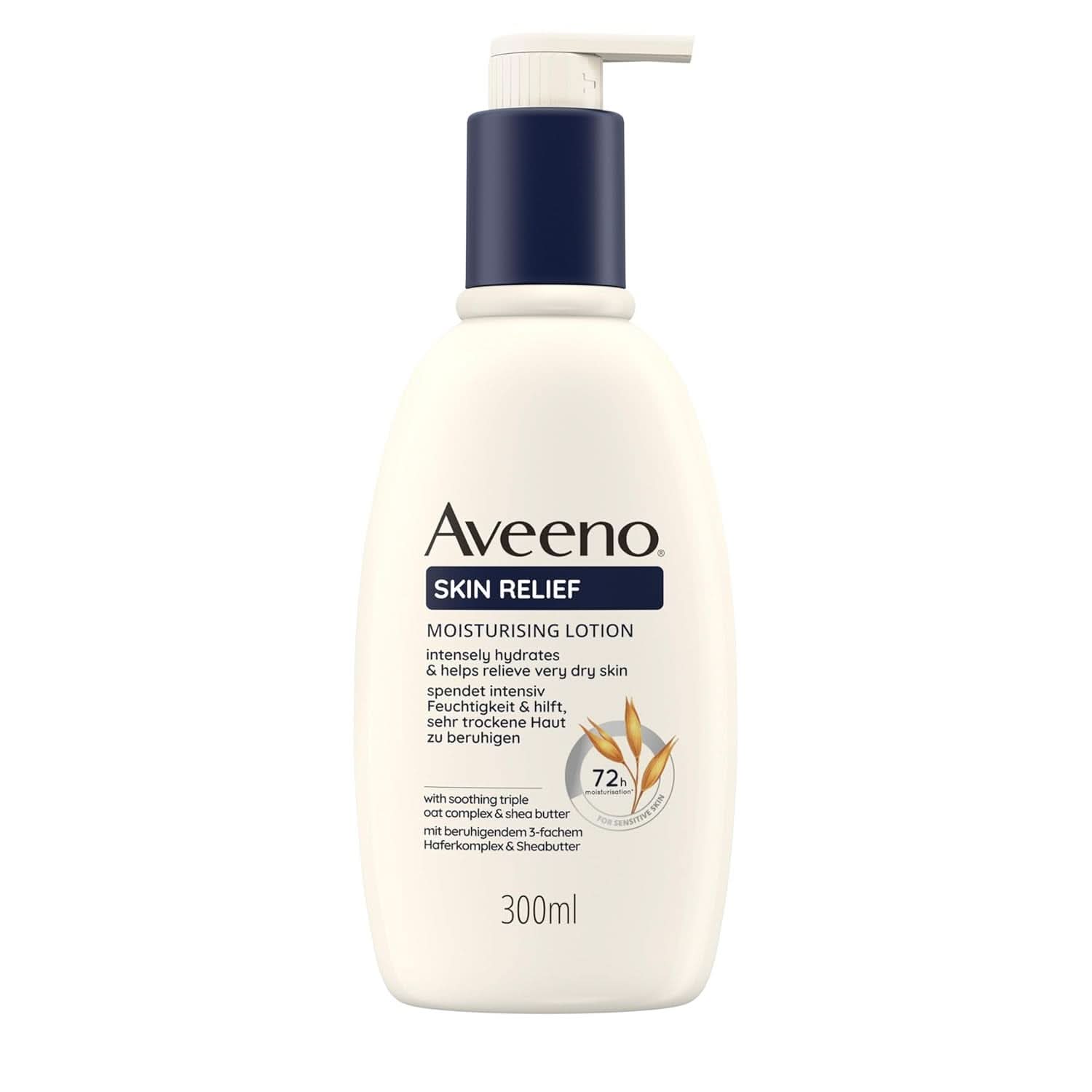 Aveeno Daily Moisturizing Body Lotion, 300 ml Kosmetik und Schönheit Naty Shop Für trockene und empfindliche Haut