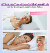 Hydomi Anti-Falten-Kissen, 2-in-1 Anti-Aging-Schönheitskissen, orthopädisches Nackenstützkissen, Nacken- und Schulterschmerzen, Memory-Schaum-Kissen, um Ihren Kopf gerade zu halten, orthopädische Nackenkissen, Naty Shop