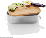 Tatonka Lunchbox aus Edelstahl I Lunchbox aus Bambus (800 ml / 1000 ml) – Brotbox mit Bambusdeckel und Schwingdeckel – unzerbrechlich, ungiftig, spülmaschinenfest, plastikfrei und BPA-frei. Frischhalteboxen von Naty Shop