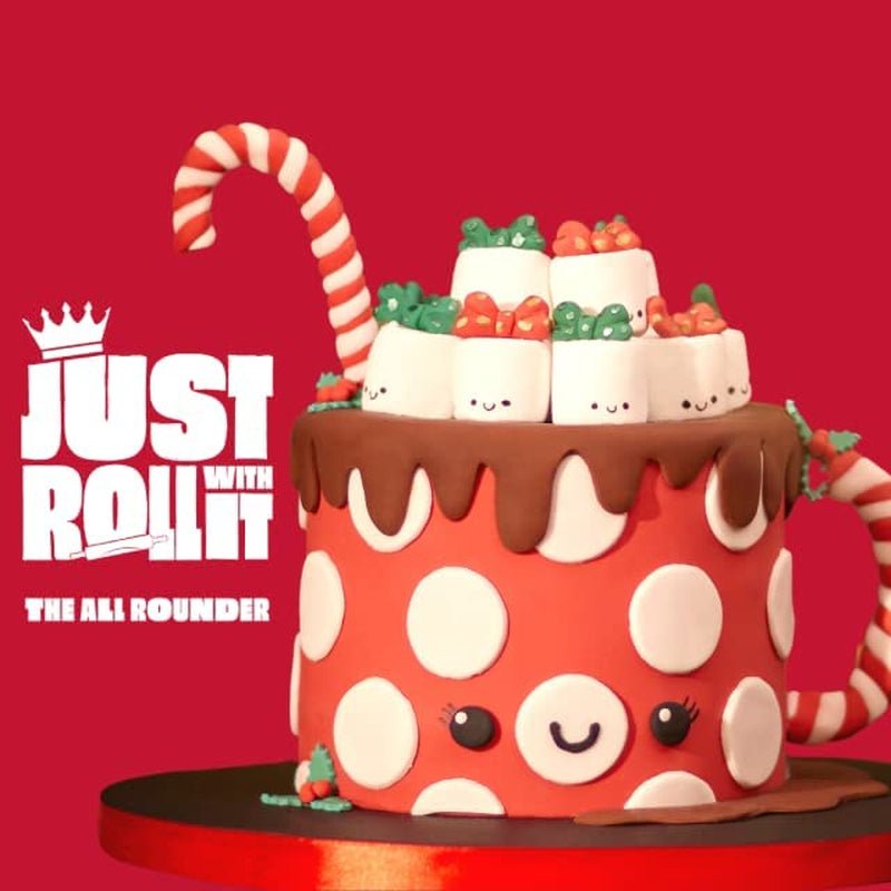 Fondant Poppy Red 250g – Fertig zum Ausrollen, perfekt zum Zuckerguss und Dekorieren von Kuchen, Cupcakes und Keksen – Poppy Red – 250g Zuckerpaste Naty Shop