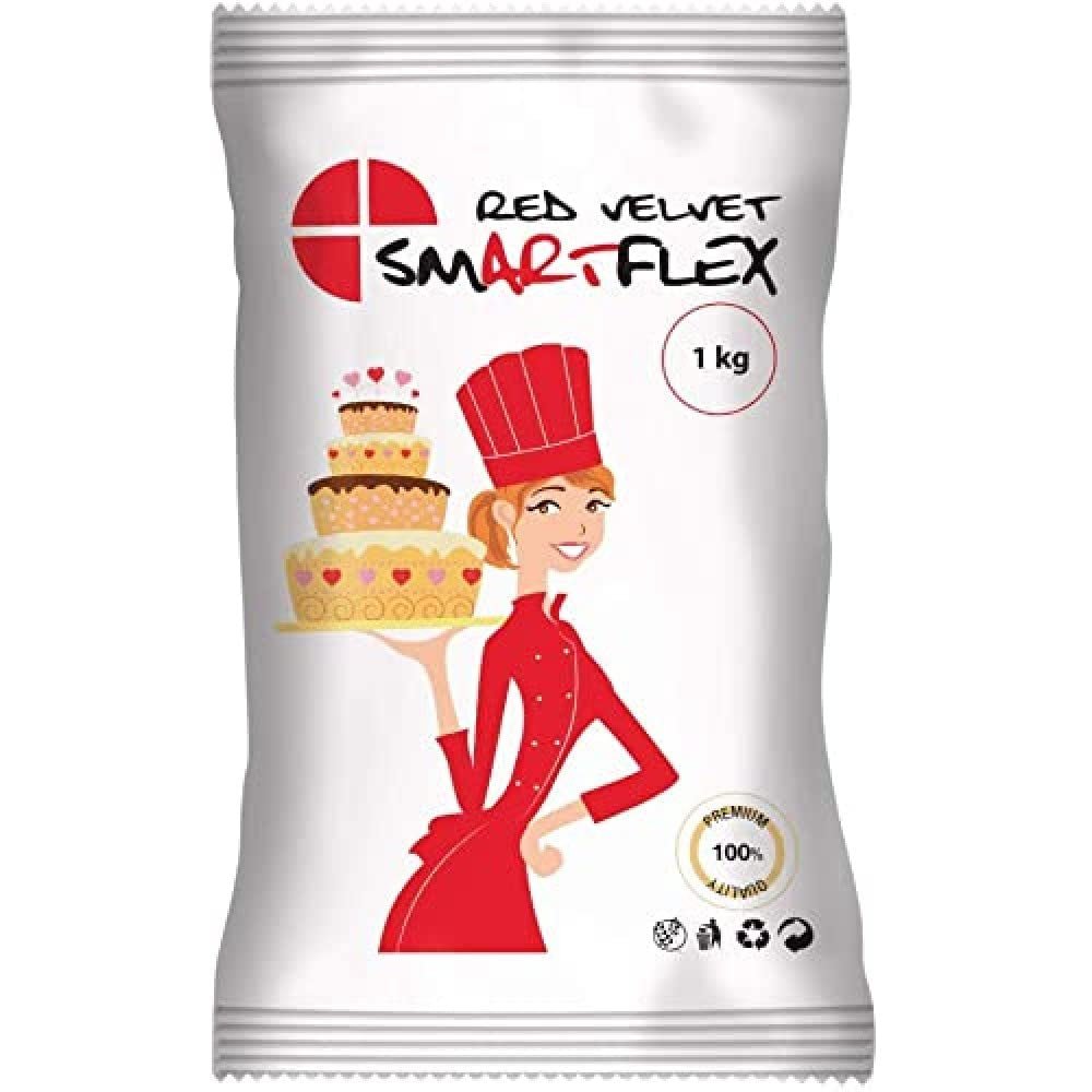 Red Velvet Fondant, 1 kg Naty Shop Default Title Zuckerpaste
