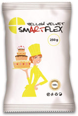 Fondant Yellow Velvet, 250 g Naty Shop Zuckerpaste 250 g (1 Packung)