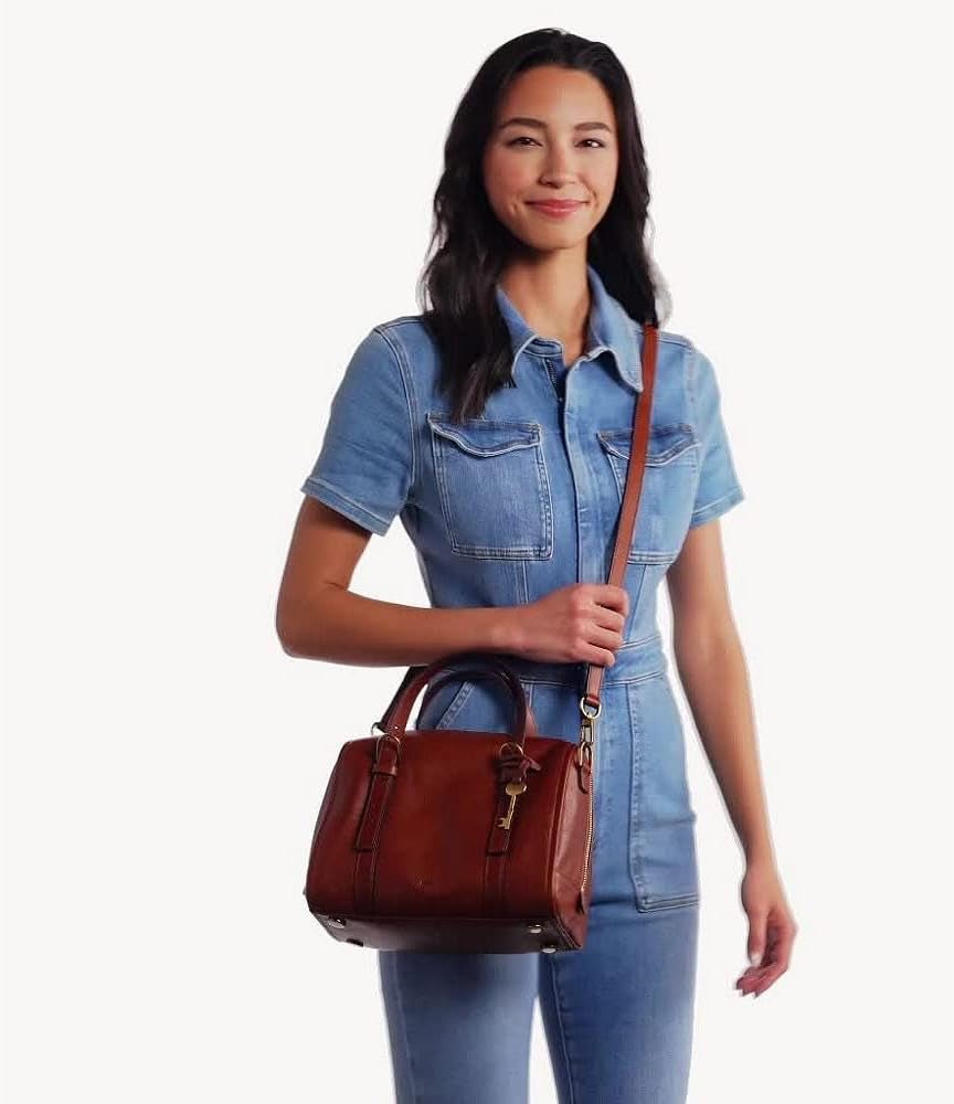 Fossil Carlie Satchel Damentaschen Naty Shop