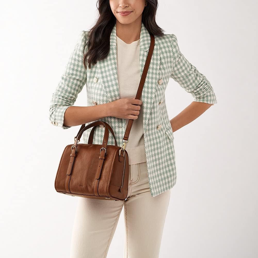 Fossil Carlie Satchel Damentaschen Naty Shop
