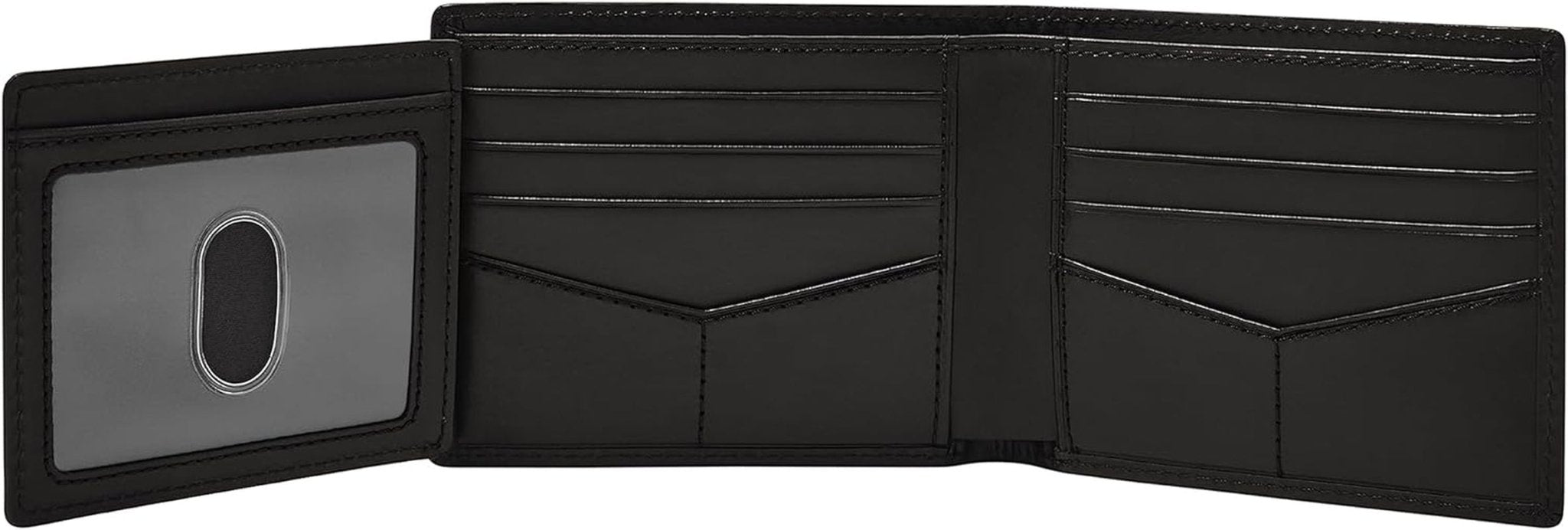 Fossil Herren Derrick Bifold Leder RFID-blockierende Flip-ID-Fenster-Geldbörse Men Naty Shop
