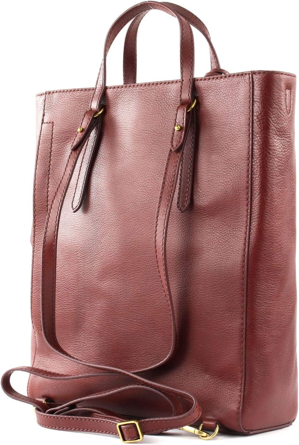 Fossil Camilla Damen-Umwandelbarer Rucksack aus Leder, Handtasche, Taschen, Damen, Naty Shop