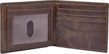 Fossil Herren-Geldbörse mit RFID-Flip-Top, Reisezubehör, faltbare Geldbörse, Herren-Geldbörse, Naty Shop