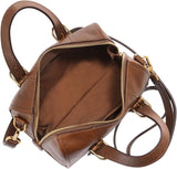 Fossil Damen Carlie Leder Mini Satchel Geldbörse Damen Handtasche Taschen Damen Naty Shop