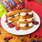 Gefriergetrocknete Beeren: 100g gefriergetrocknete Brombeeren, Blaubeeren, Preiselbeeren, Himbeeren, ungesüßt - Trockenfrüchte, gefriergetrocknete Früchte, Beeren von NutriPur Dehydrierte Produkte Naty Shop