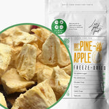 Gefriergetrocknete Früchte | Ananas 100 % reine gefriergetrocknete Frucht gefriergetrocknete Ananas | Gefriergetrocknete Früchte ohne Zuckerzusatz | Knusprige gefriergetrocknete Ananas - aromatisch - köstlich ZingyZoo Dehydrierte Produkte Naty Shop 100G