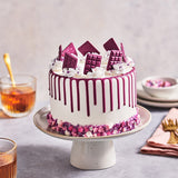 FunCakes Choco Drip Royal Purple: Köstlicher Geschmack, einfach zu verwenden, perfekt für Drip Cakes, Schokoladen-Drip-Geschmack. Wiederverschließbare Packung 180 g. Naty Shop Zuckerpaste