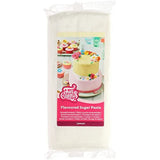 FunCakes Fondant mit Zitronengeschmack: Köstlicher Geschmack, glatte Textur, leicht zu verteilen, gerollter Fondant, perfekt für Kuchen, Cupcakes und Kekse. Halal, koscher und glutenfrei. 250 g (3er-Pack) Naty Shop Zuckerpaste 1 kg Zitrone