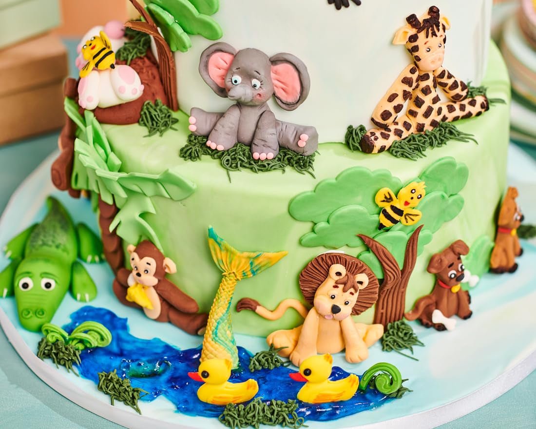 FunCakes Kastanienbrauner laminierter Fondant: Einfach zu verwenden, glatt, flexibel, weich und biegbar, perfekt zum Dekorieren von Kuchen, Halal-, koscher- und glutenfrei, 250 g Naty Shop Zuckerpaste