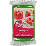 FunCakes Mandelzuckerpaste (holländisches Marzipan) Grasgrün: Einfach zu verwenden und glatt, perfekt zum Dekorieren von Kuchen, Halal, koscher und glutenfrei, 250 g (2er-Pack) Naty Shop Grasgrüne Zuckerpaste 250 g (1 Packung)