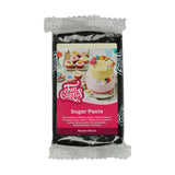 FunCakes Raven gerollter schwarzer Fondant: einfach zu verwenden, glatt, flexibel, weich und flexibel, perfekt zum Dekorieren von Kuchen, Halal, koscher und glutenfrei, 250 g Naty Shop Zuckerpaste Standardtitel