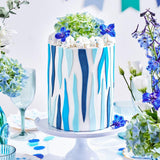 FunCakes Fondantrolle Demin Blue: einfach zu verwenden, glatt, flexibel, weich und biegsam, perfekt zum Dekorieren von Kuchen, halal, koscher und glutenfrei, 250 g Naty Shop Zuckerpaste