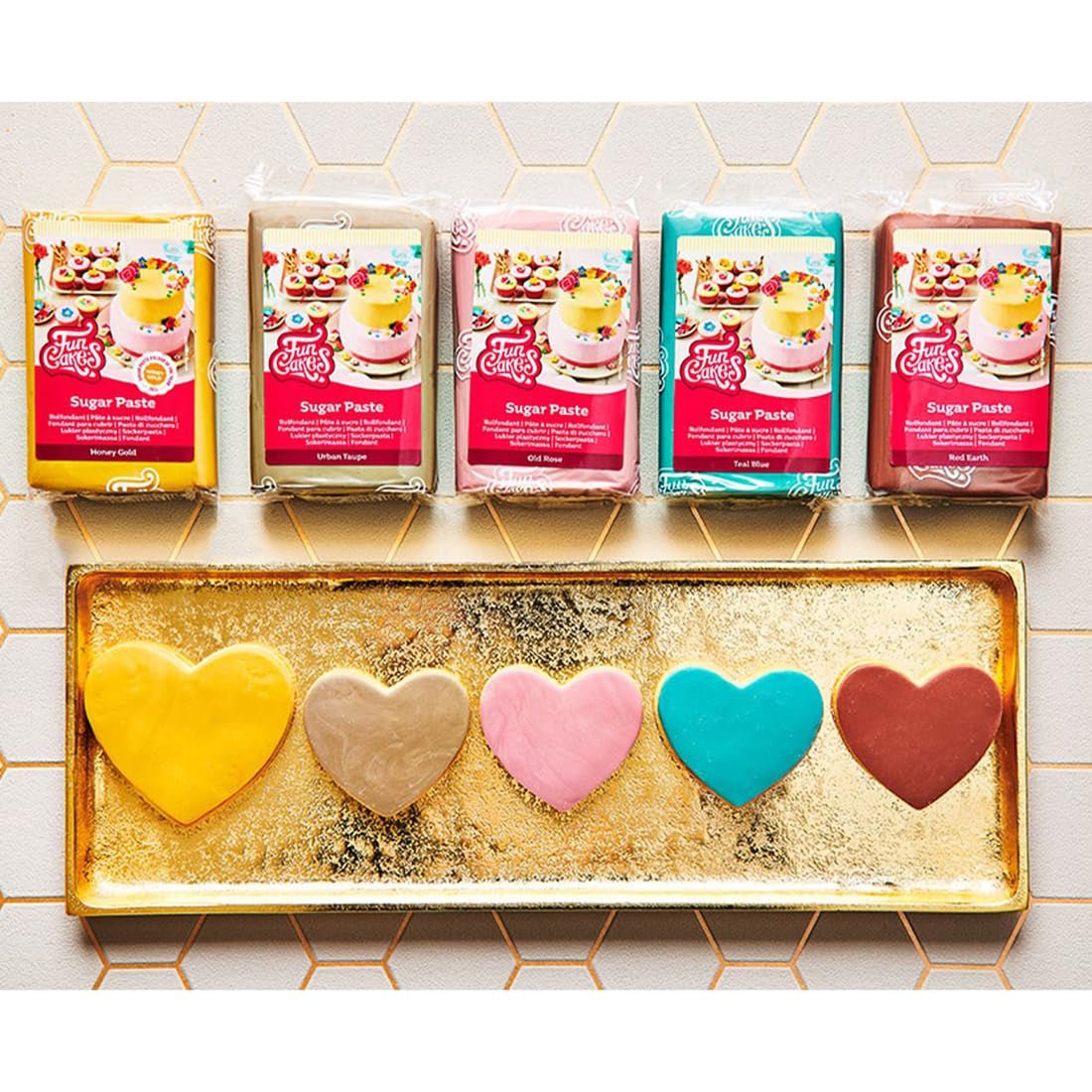 FunCakes Urban Taupe laminierter Fondant, einfach zu verwenden, glatt, flexibel, weich und flexibel, perfekt zum Dekorieren von Kuchen, Halal-, koscher- und glutenfrei, 250 g Packung 1 Naty Shop Zuckerpaste