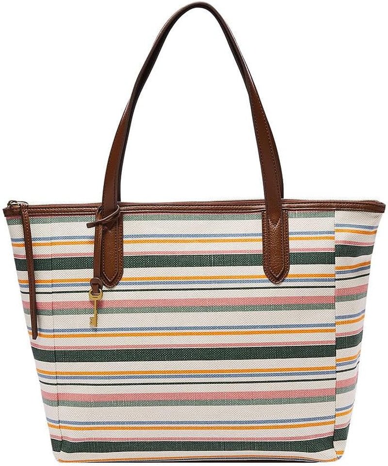 Damentasche Fossil Williamson Damentaschen Naty Shop Braun und Streifen