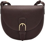 Fossil Everleigh Leder- oder Baumwollhandtasche für Damen Naty Shop Damentaschen Kastanie