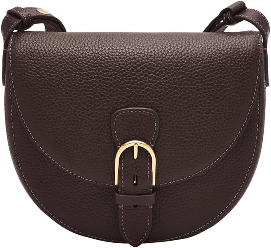 Fossil Everleigh Leder- oder Baumwollhandtasche für Damen Naty Shop Damentaschen Kastanie