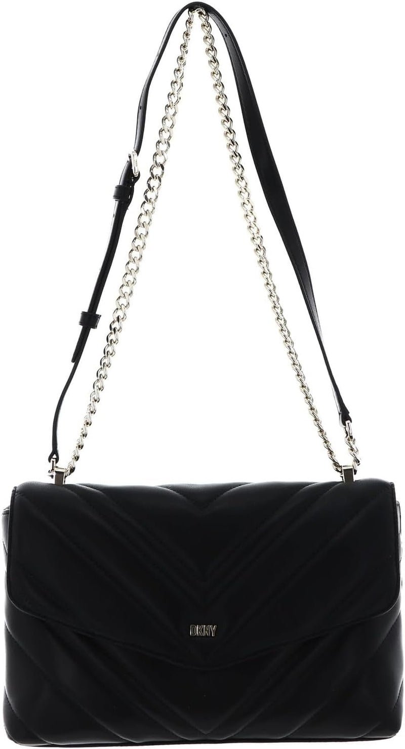 DKNY Damen Umhängetasche Damen Taschen Naty Shop Schwarz / Gold