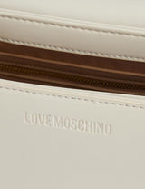 Love Moschino Damen-Umhängetasche, Weiß Naty Shop Damentaschen