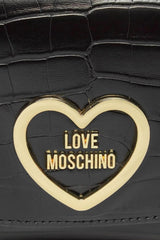 Love Moschino Damen-Umhängetasche, Schwarz Naty Shop Damentaschen