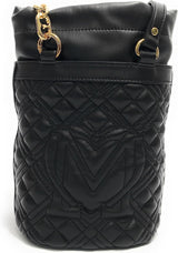 Love Moschino Damen-Umhängetasche, Schwarz Naty Shop Damentaschen
