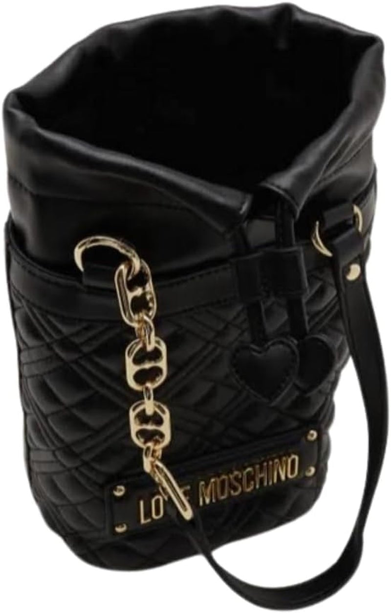 Love Moschino Damen-Umhängetasche, Schwarz Naty Shop Damentaschen