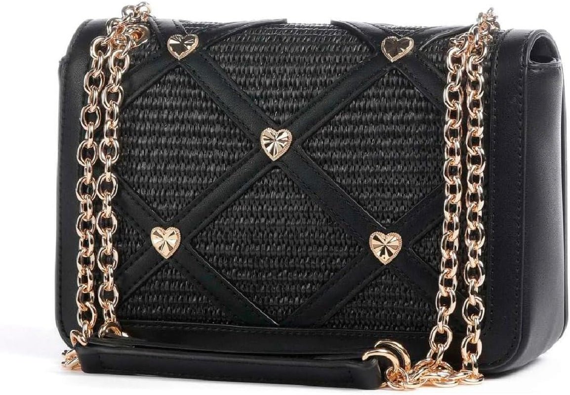 Love Moschino Damen-Umhängetasche, schwarze Umhängetasche, schwarze Damentaschen Naty Shop