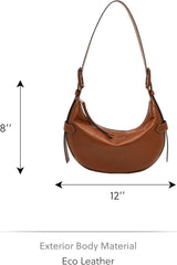 Fossil Damentasche – Harwell Eco Leather Hobo, ZB1847200 – 30,5 cm L x 8,9 cm B x 20,3 cm H Damentaschen Naty Shop