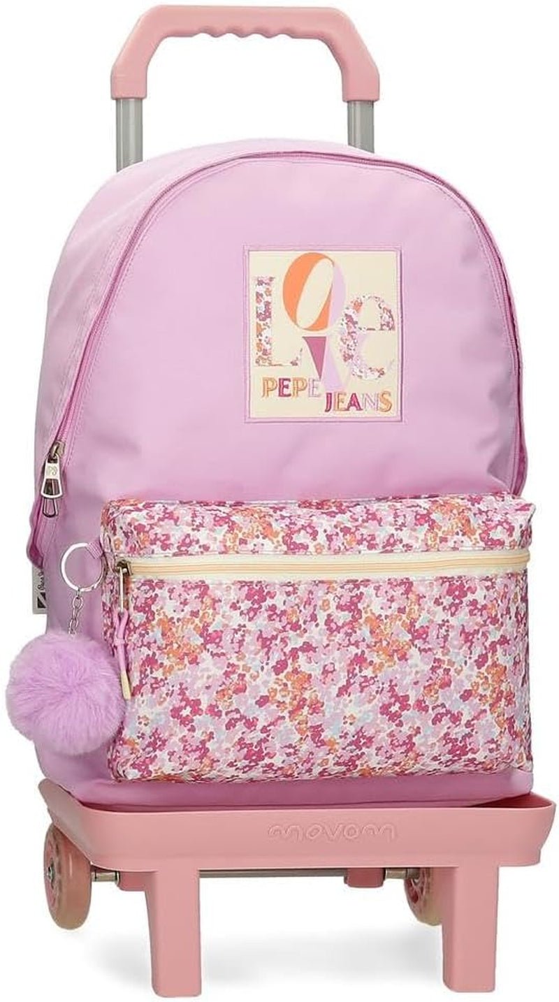Pepe Jeans Sandra Tasche, die perfekte Größe für einen Rucksack, eine Aktentasche oder eine Handtasche, von Joumma Bags Premium-Rucksäcke und Schulranzen Naty Shop Rucksack 42 + Trolley