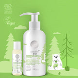 Duschgel - Geruchloses Shampoo Corps et Cheveux zertifiziert BIO 250 ml Kinder - Bade- und Hautpflege Naty Shop