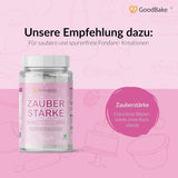 GoodBake schwarzer Fondant 500g, Rollfondant zum Beschichten, Formen, Dekorieren von Kuchen, Figuren, Zuckerblumen und mehr, palmölfrei, vegan, glutenfrei, Zuckerpaste Naty Shop