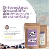 GREEN PANDA® Bio Aroniapulver aus Österreich | fein gemahlene getrocknete Apfelbeeren | Bio-Apfelbeeren ohne Zusatzstoffe | regionale Alternative zu Acai-Pulver und Goji-Beeren | 500g dehydrierte Produkte von Naty Shop